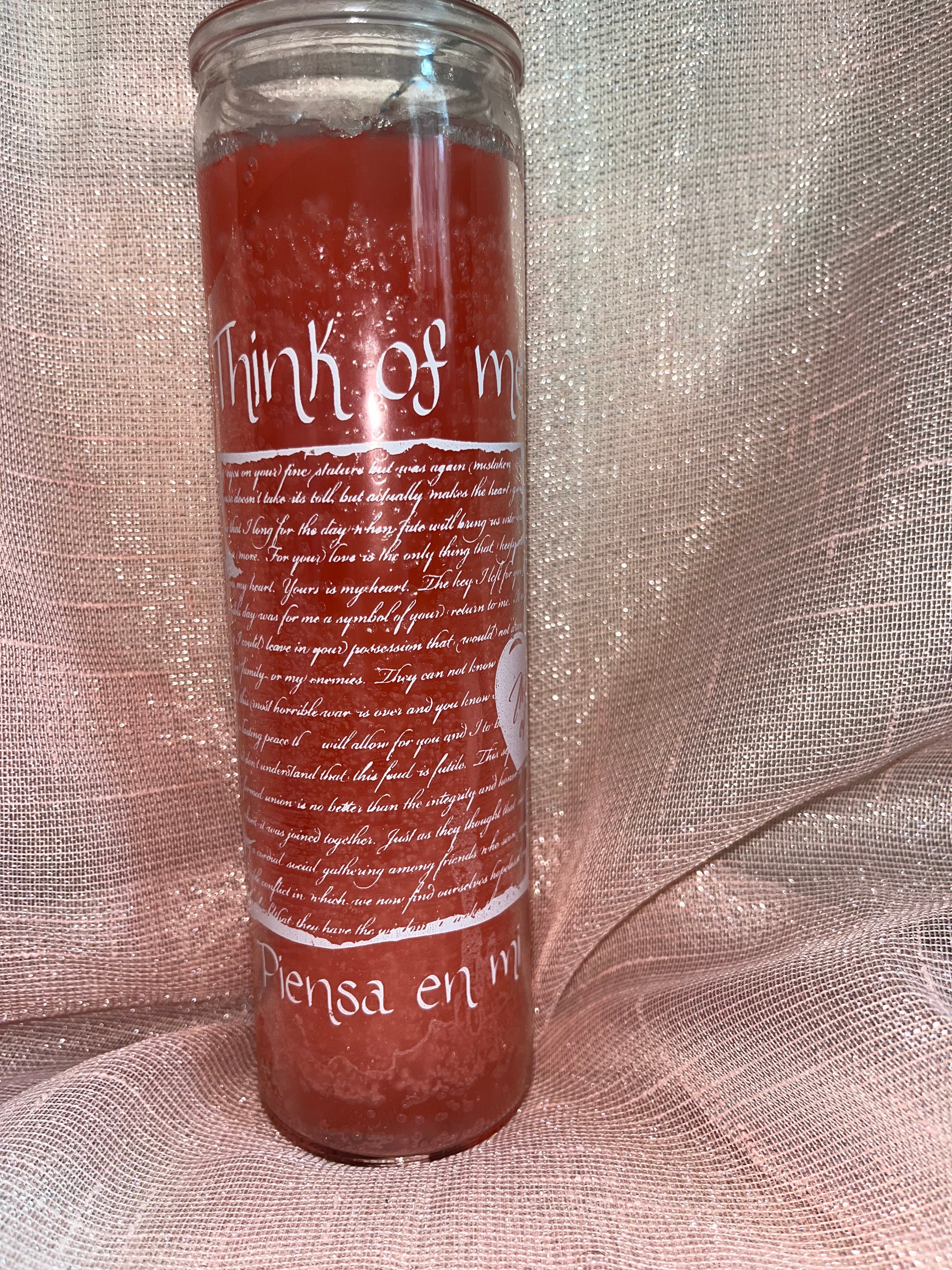 Think of Me Candle - Fixed Candle for Hoodoo Voodoo Santeria