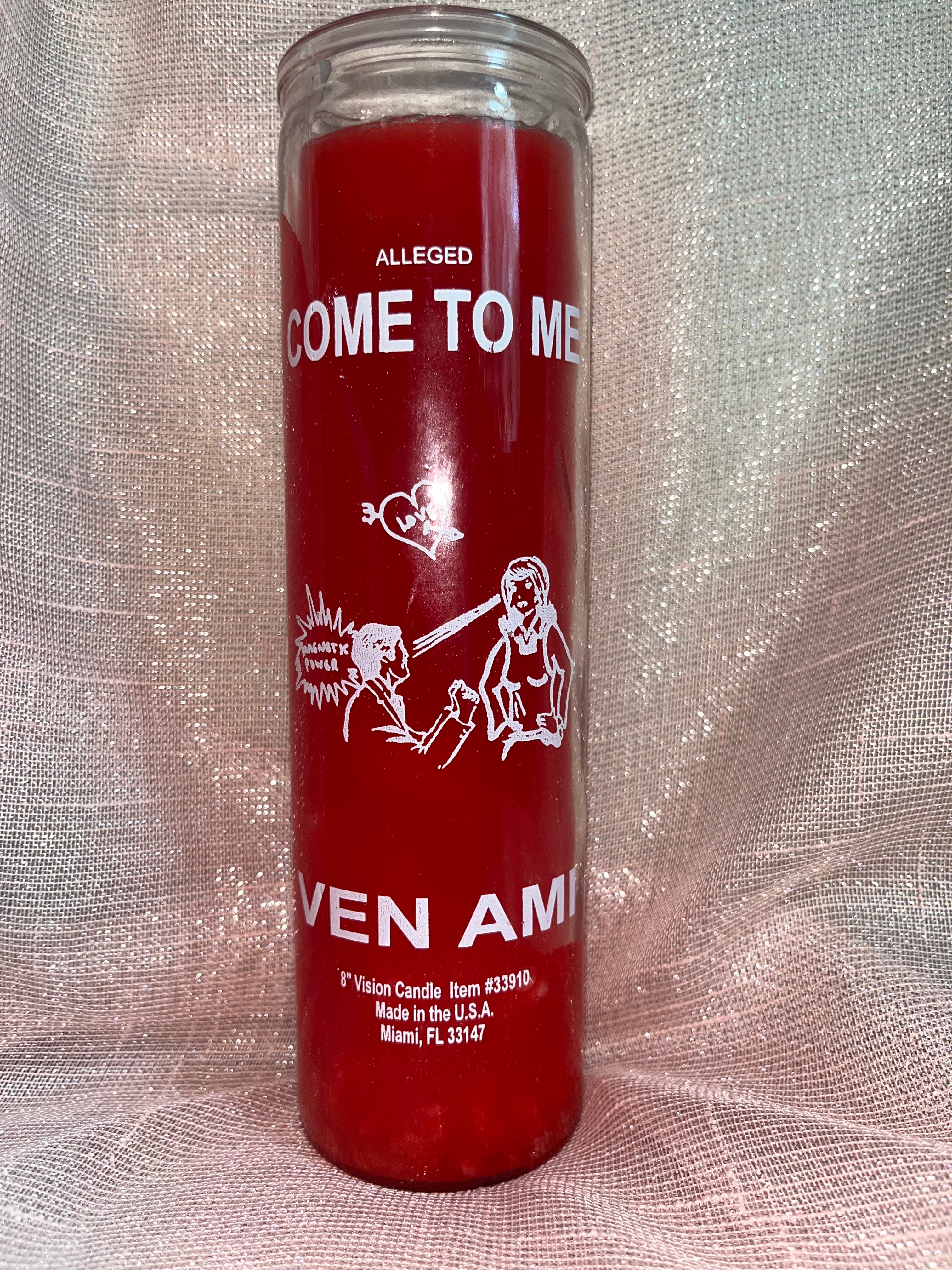 Come To Me (Vin A Mi) Fixed Candle- Hoodoo, Voodoo, Santeria