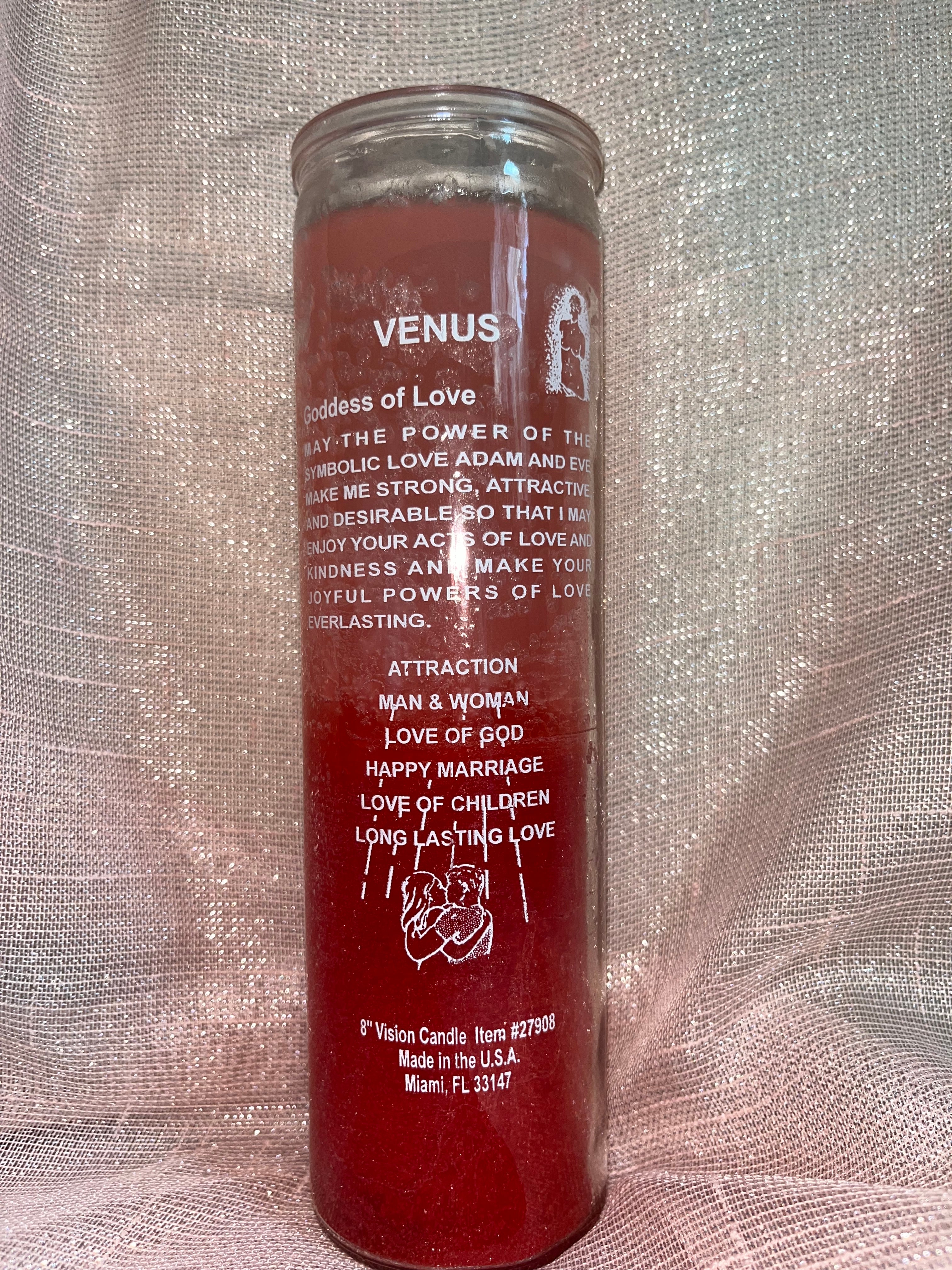 Love Drawing Fixed Candle- Hoodoo, Voodoo, Santeria