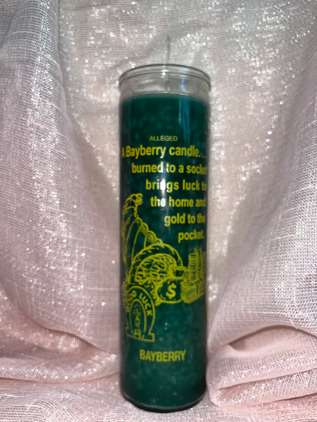 Bayberry "Luck & Good Fortune" Candle - Fixed Candle for Hoodoo Voodoo Santeria