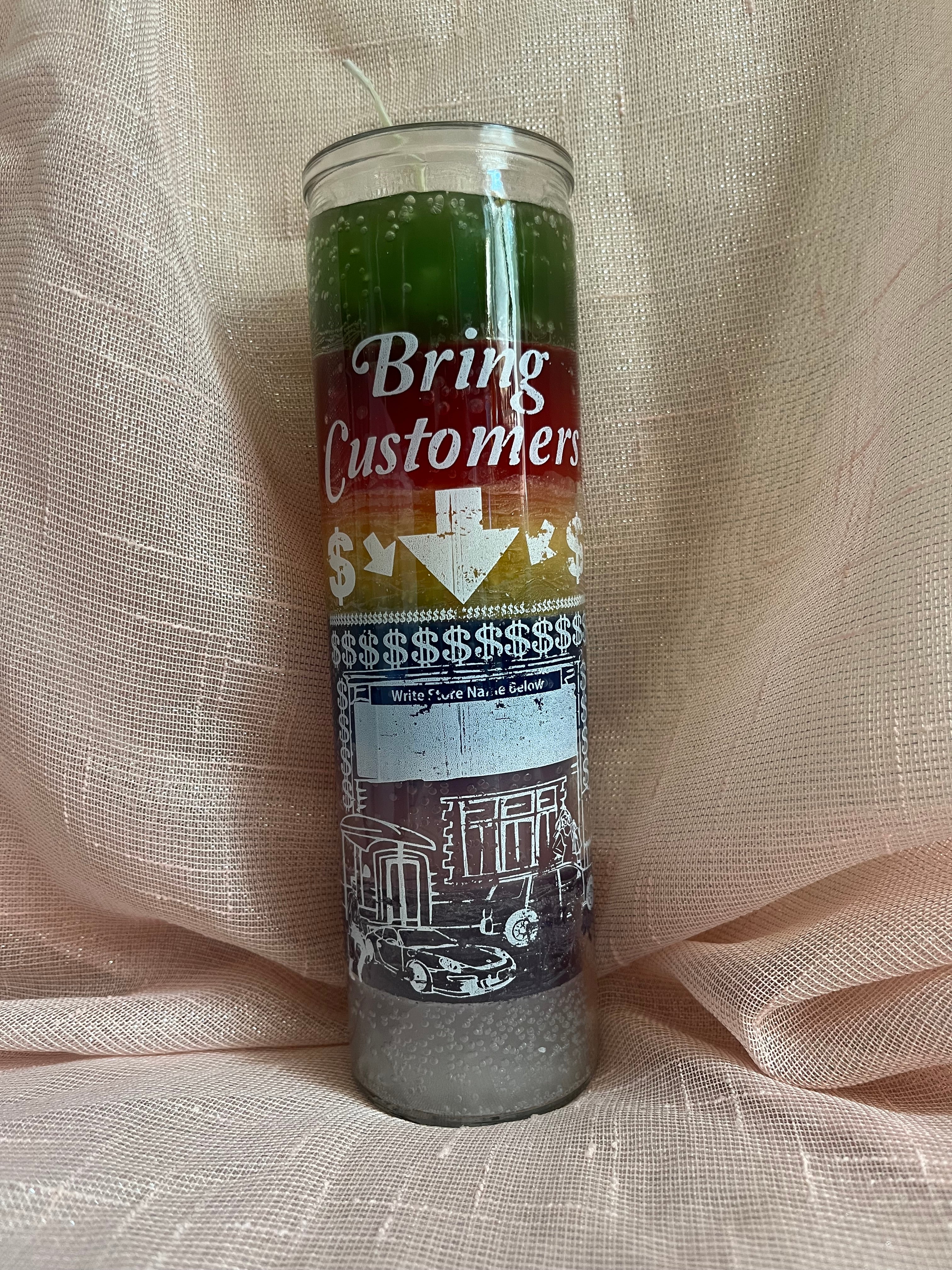 Bring Customers Candle - Fixed Candle for Hoodoo Voodoo Santeria