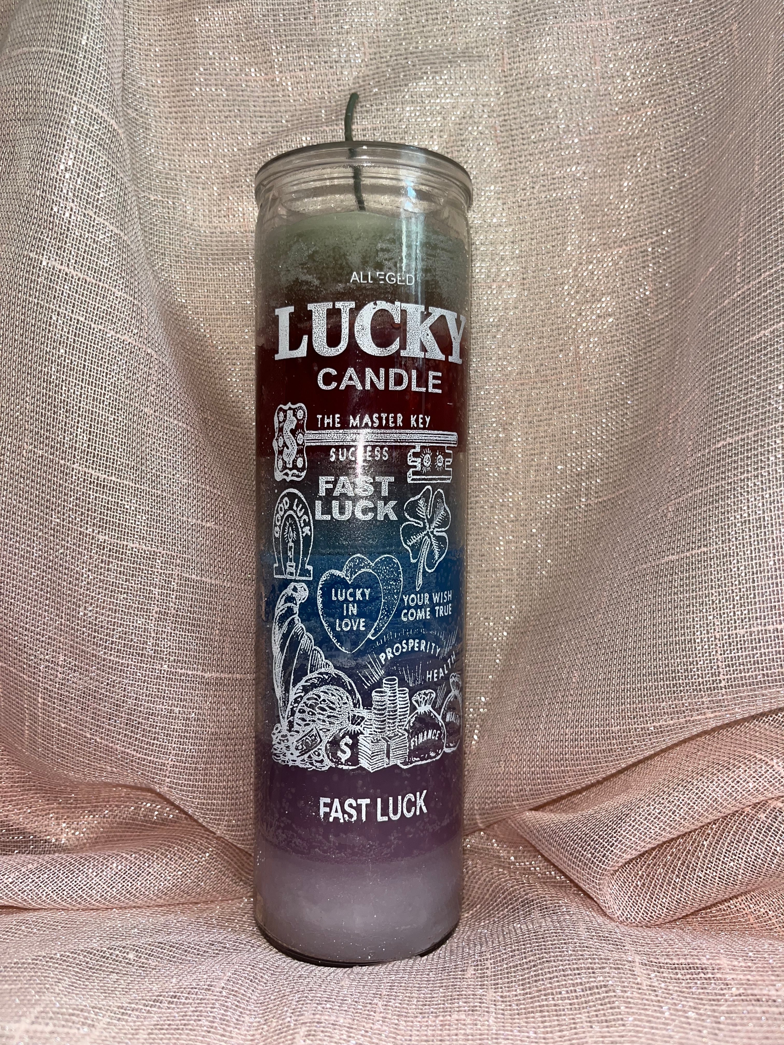 Fast Luck Candle - Fixed Candle for Hoodoo Voodoo Santeria