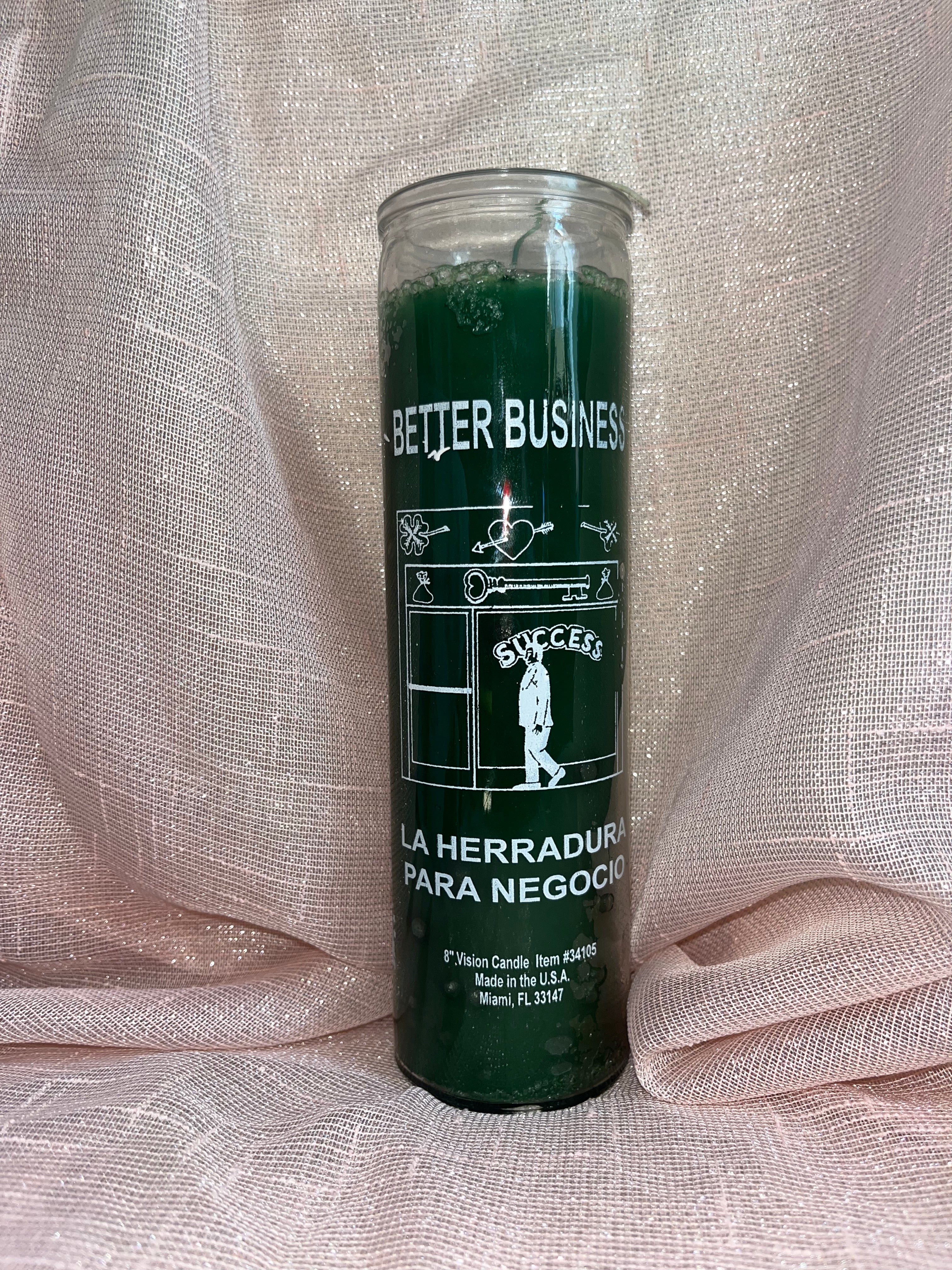 Better Business Candle - Fixed Candle for Hoodoo Voodoo Santeria