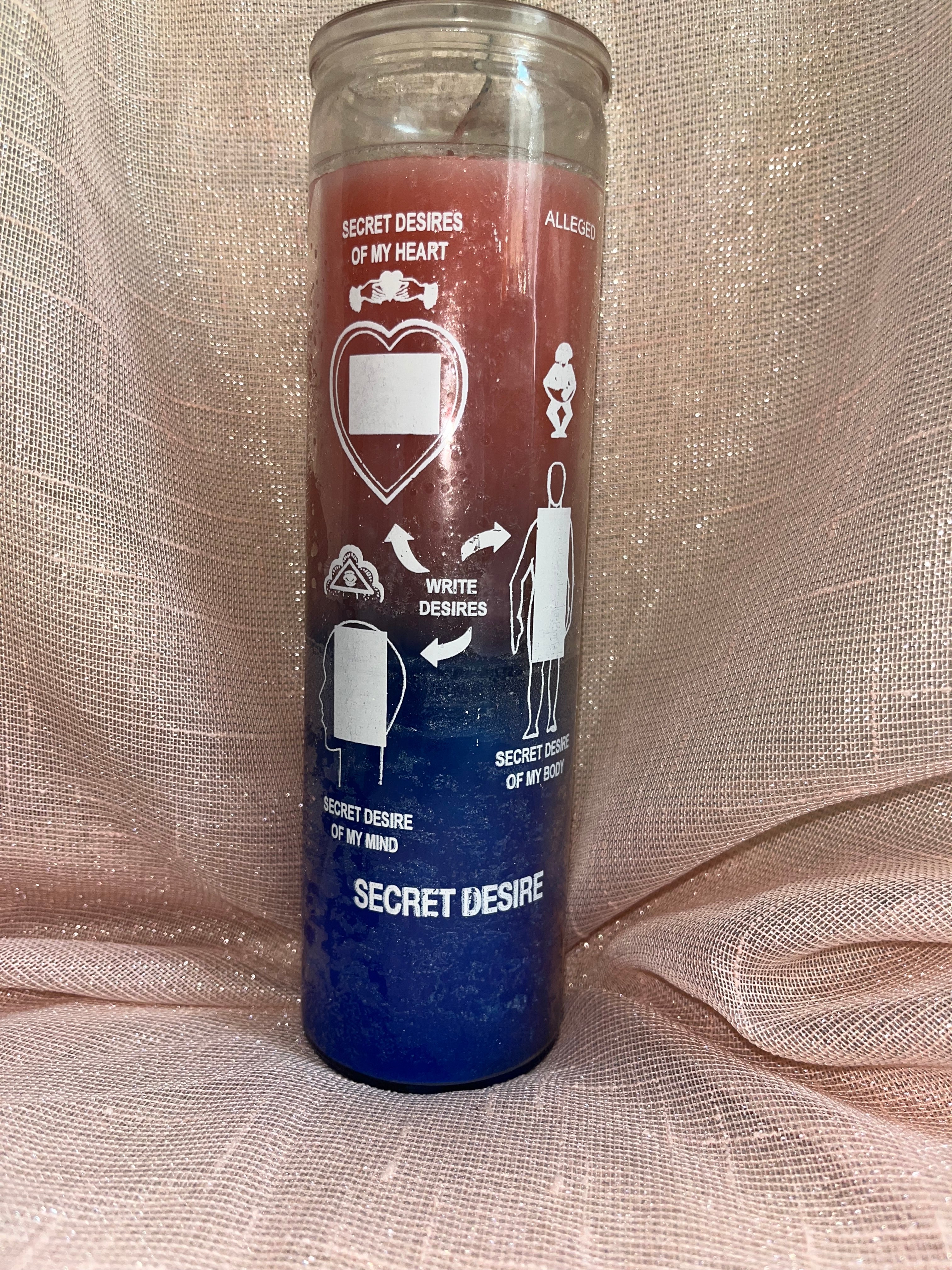 Secret Desires Candle - Fixed Candle for Hoodoo Voodoo Santeria