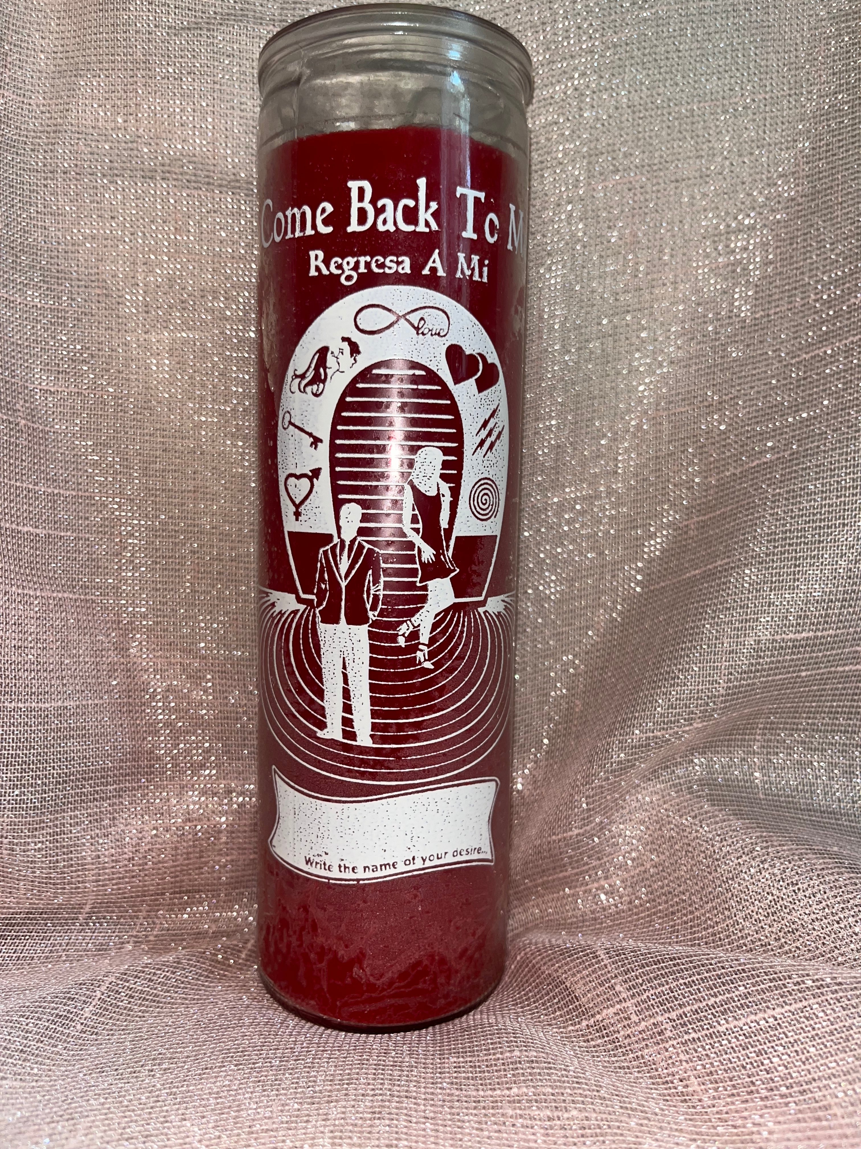"Come Back to Me" Candle- Fixed Candle- Hoodoo Voodoo Santeria Pagans