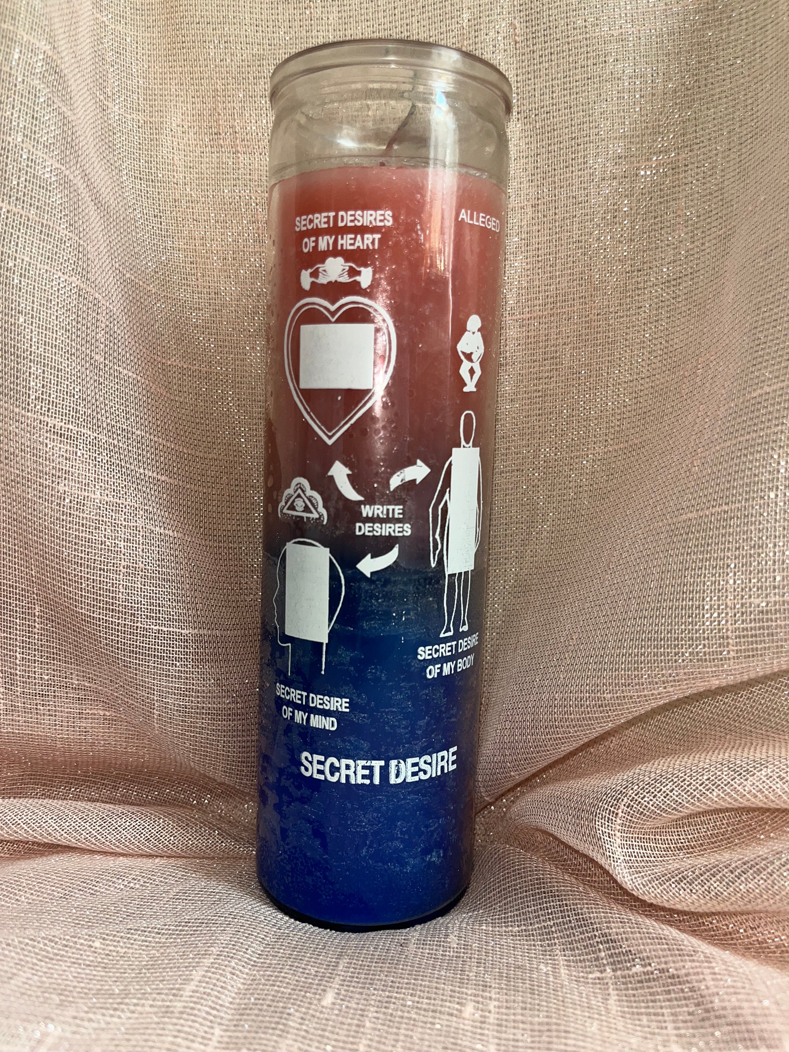 Secret Desires Candle - Fixed Candle for Hoodoo Voodoo Santeria