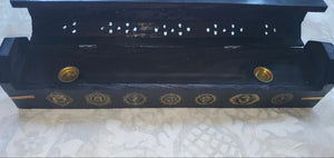 7 chakra incense burner box