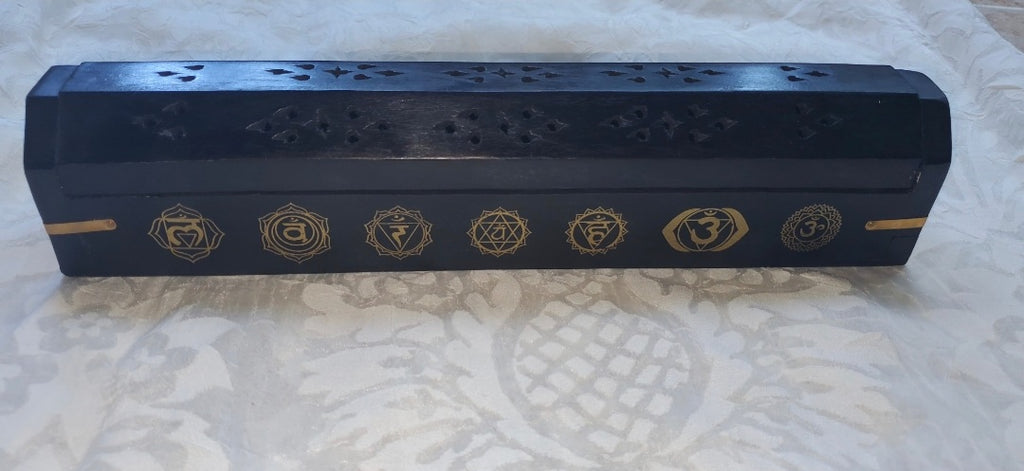 7 chakra incense burner box