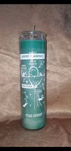 Abre Camino- Road Opener Fixed Candle- Hoodoo, Voodoo, Santeria