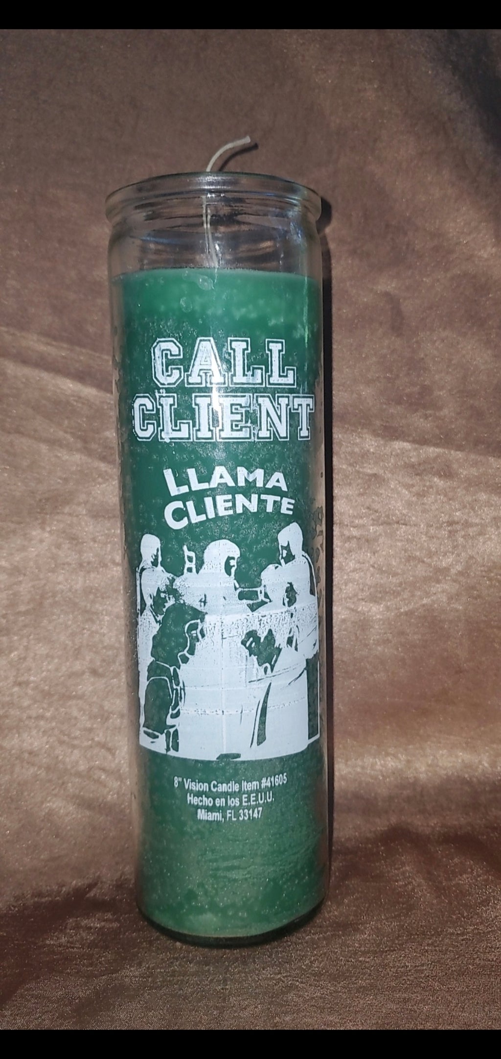 Call Client (Llama Cliente) Fixed Candle- Hoodoo, Voodoo, Santeria